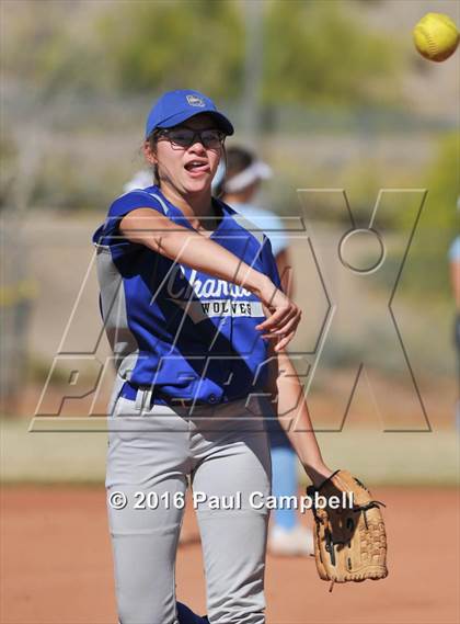 Thumbnail 2 in Chandler vs Cactus (Desert Mountain Softball Invitational) photogallery.
