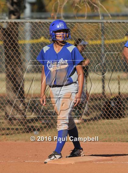 Thumbnail 1 in Chandler vs Cactus (Desert Mountain Softball Invitational) photogallery.