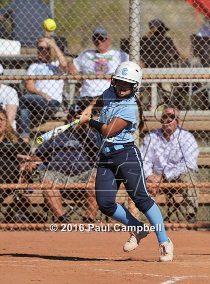 Thumbnail 3 in Chandler vs Cactus (Desert Mountain Softball Invitational) photogallery.