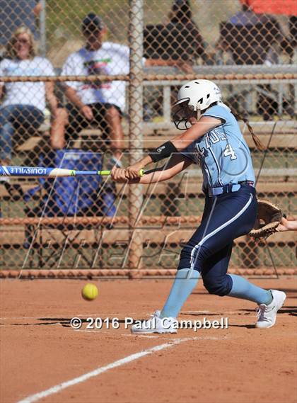 Thumbnail 1 in Chandler vs Cactus (Desert Mountain Softball Invitational) photogallery.