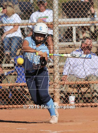 Thumbnail 2 in Chandler vs Cactus (Desert Mountain Softball Invitational) photogallery.