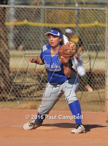 Thumbnail 1 in Chandler vs Cactus (Desert Mountain Softball Invitational) photogallery.