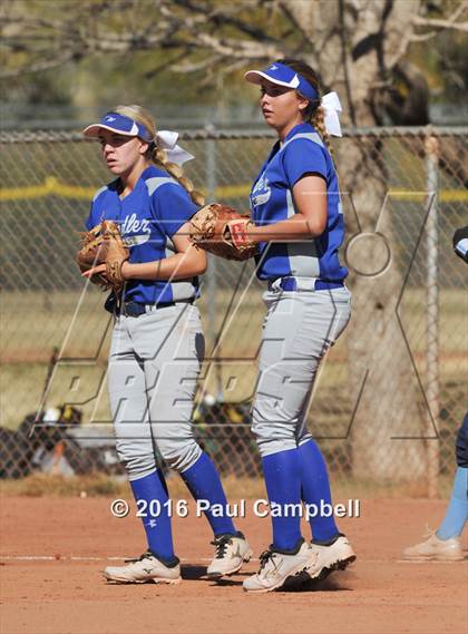 Thumbnail 1 in Chandler vs Cactus (Desert Mountain Softball Invitational) photogallery.