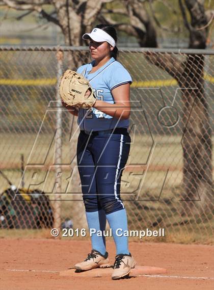 Thumbnail 3 in Chandler vs Cactus (Desert Mountain Softball Invitational) photogallery.