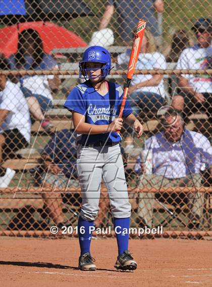 Thumbnail 3 in Chandler vs Cactus (Desert Mountain Softball Invitational) photogallery.
