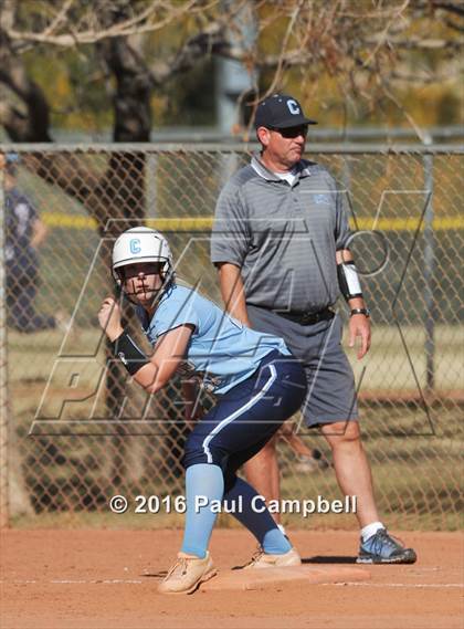 Thumbnail 3 in Chandler vs Cactus (Desert Mountain Softball Invitational) photogallery.