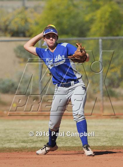 Thumbnail 2 in Chandler vs Cactus (Desert Mountain Softball Invitational) photogallery.