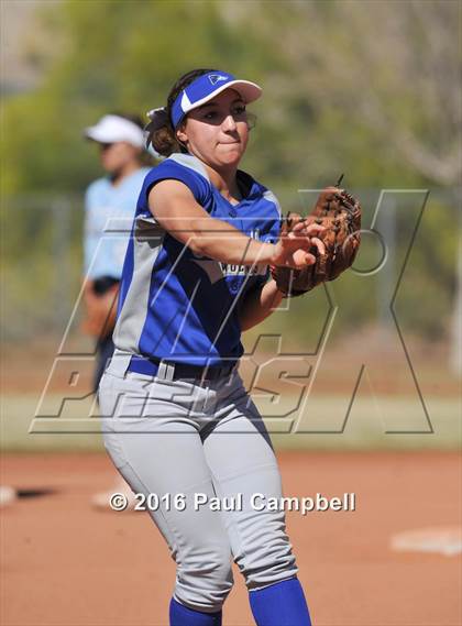 Thumbnail 1 in Chandler vs Cactus (Desert Mountain Softball Invitational) photogallery.