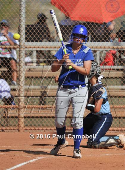 Thumbnail 3 in Chandler vs Cactus (Desert Mountain Softball Invitational) photogallery.