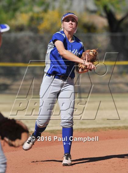 Thumbnail 3 in Chandler vs Cactus (Desert Mountain Softball Invitational) photogallery.