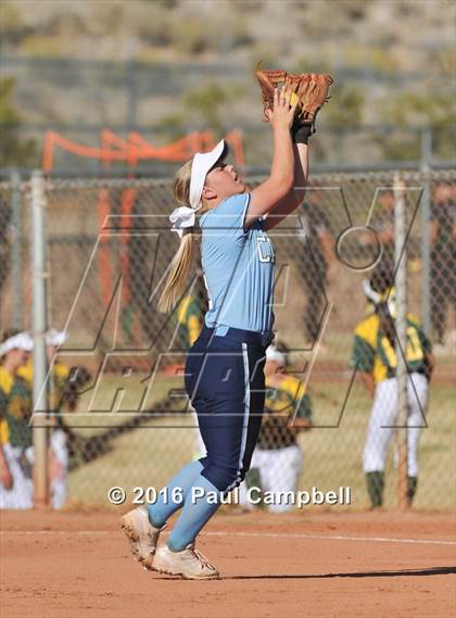 Thumbnail 1 in Chandler vs Cactus (Desert Mountain Softball Invitational) photogallery.