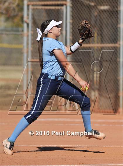 Thumbnail 1 in Chandler vs Cactus (Desert Mountain Softball Invitational) photogallery.