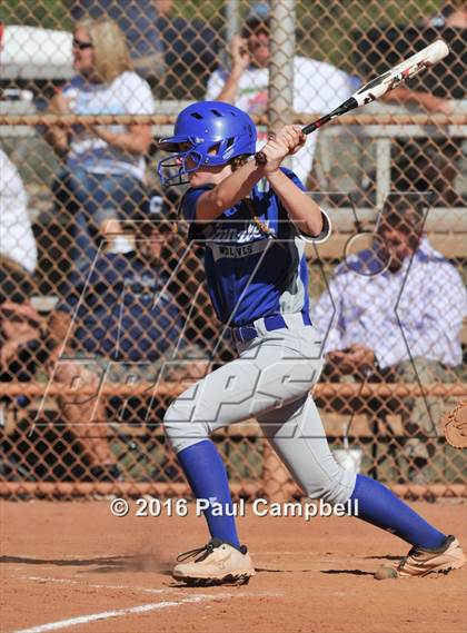 Thumbnail 3 in Chandler vs Cactus (Desert Mountain Softball Invitational) photogallery.