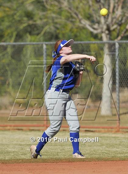 Thumbnail 1 in Chandler vs Cactus (Desert Mountain Softball Invitational) photogallery.