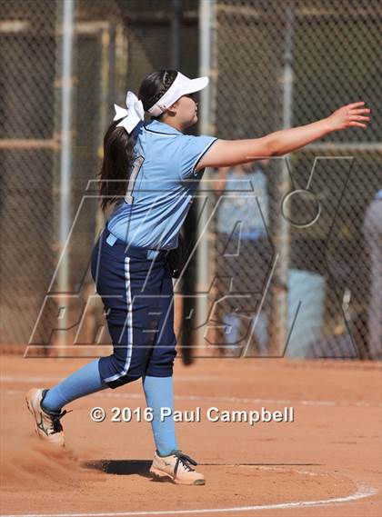 Thumbnail 2 in Chandler vs Cactus (Desert Mountain Softball Invitational) photogallery.