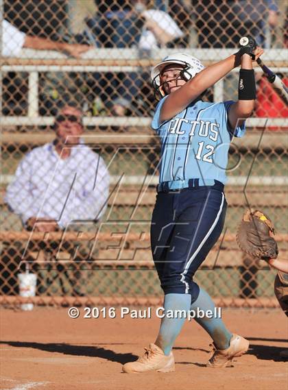 Thumbnail 3 in Chandler vs Cactus (Desert Mountain Softball Invitational) photogallery.