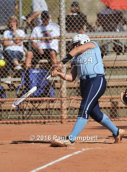 Thumbnail 2 in Chandler vs Cactus (Desert Mountain Softball Invitational) photogallery.