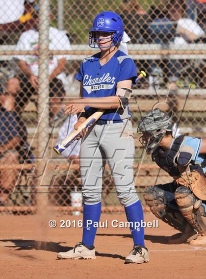 Thumbnail 1 in Chandler vs Cactus (Desert Mountain Softball Invitational) photogallery.