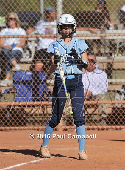 Thumbnail 2 in Chandler vs Cactus (Desert Mountain Softball Invitational) photogallery.