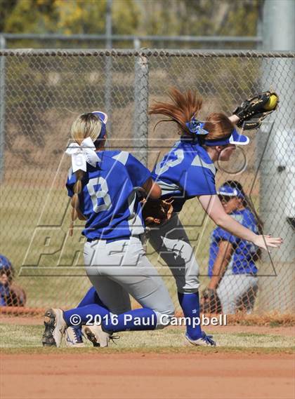 Thumbnail 1 in Chandler vs Cactus (Desert Mountain Softball Invitational) photogallery.