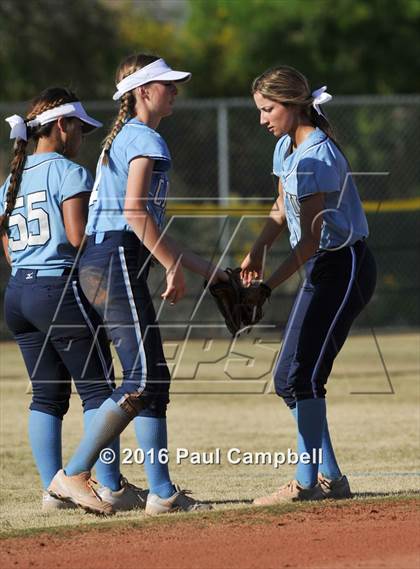 Thumbnail 3 in Chandler vs Cactus (Desert Mountain Softball Invitational) photogallery.