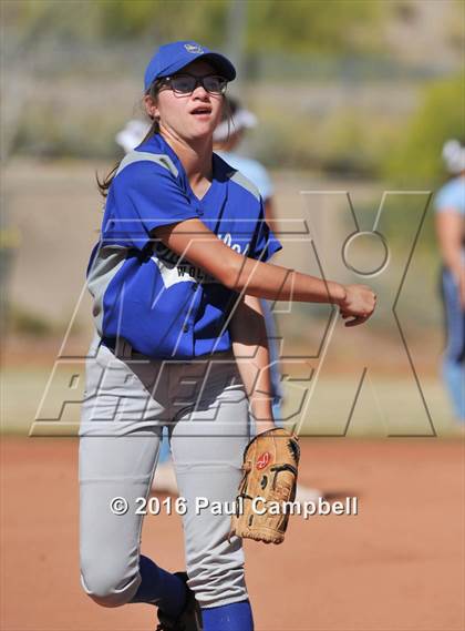 Thumbnail 3 in Chandler vs Cactus (Desert Mountain Softball Invitational) photogallery.