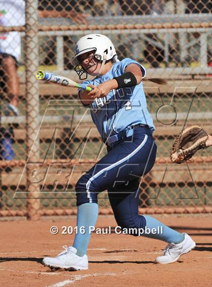 Thumbnail 3 in Chandler vs Cactus (Desert Mountain Softball Invitational) photogallery.