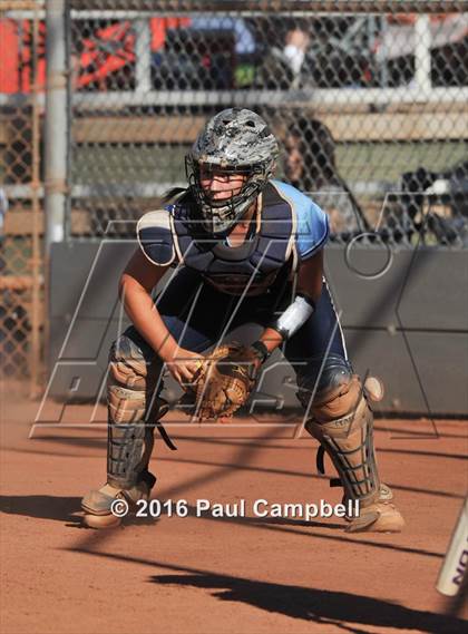 Thumbnail 2 in Chandler vs Cactus (Desert Mountain Softball Invitational) photogallery.