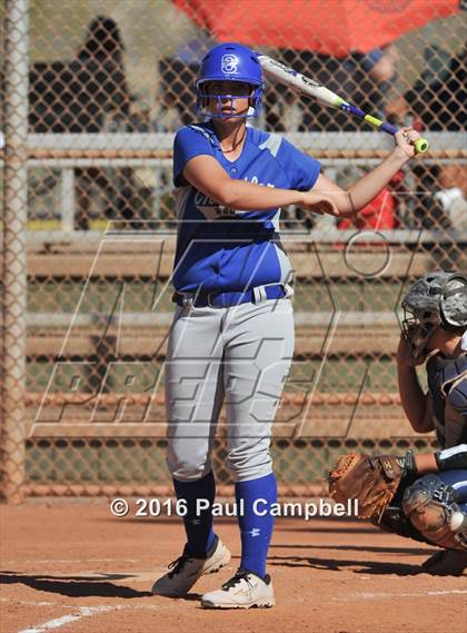 Thumbnail 3 in Chandler vs Cactus (Desert Mountain Softball Invitational) photogallery.