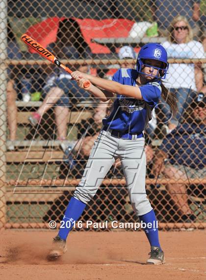 Thumbnail 1 in Chandler vs Cactus (Desert Mountain Softball Invitational) photogallery.
