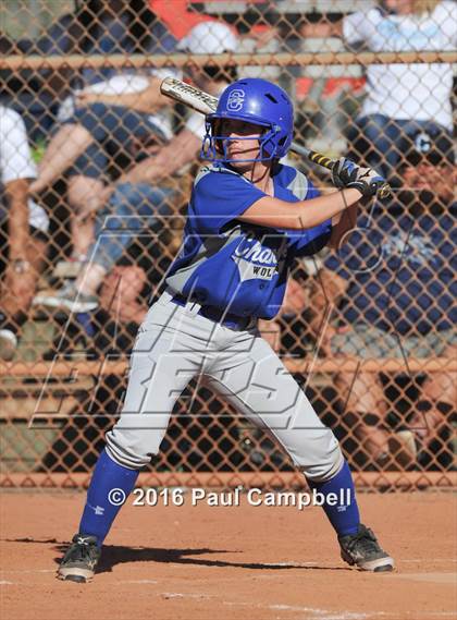 Thumbnail 1 in Chandler vs Cactus (Desert Mountain Softball Invitational) photogallery.