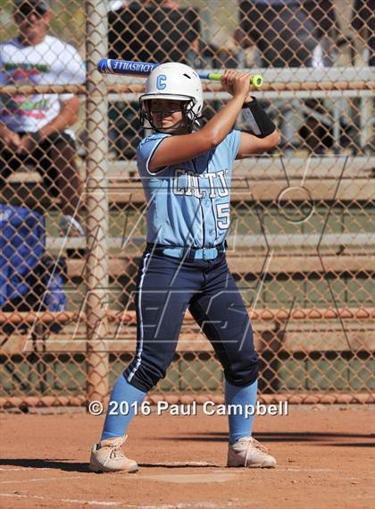 Thumbnail 1 in Chandler vs Cactus (Desert Mountain Softball Invitational) photogallery.