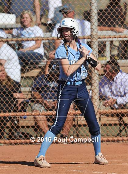 Thumbnail 2 in Chandler vs Cactus (Desert Mountain Softball Invitational) photogallery.