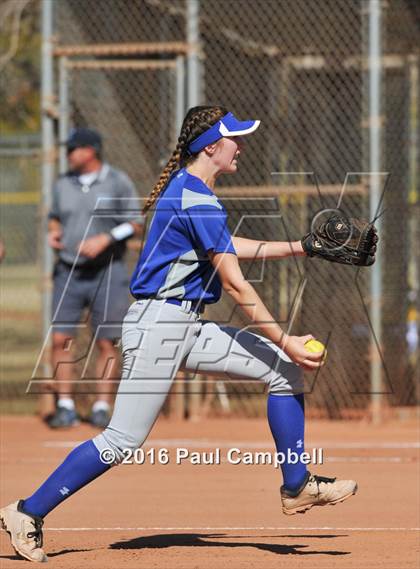 Thumbnail 3 in Chandler vs Cactus (Desert Mountain Softball Invitational) photogallery.