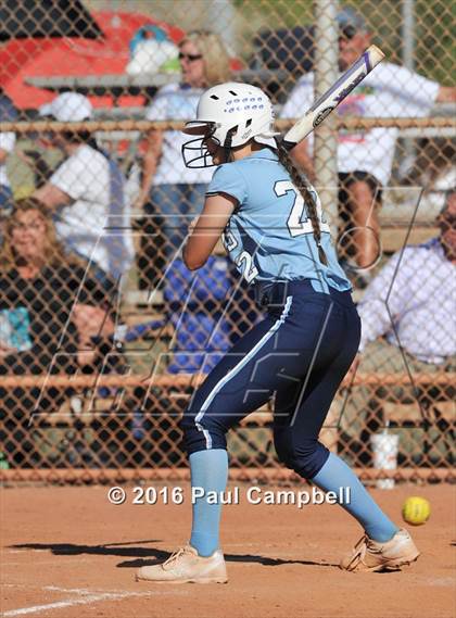 Thumbnail 1 in Chandler vs Cactus (Desert Mountain Softball Invitational) photogallery.