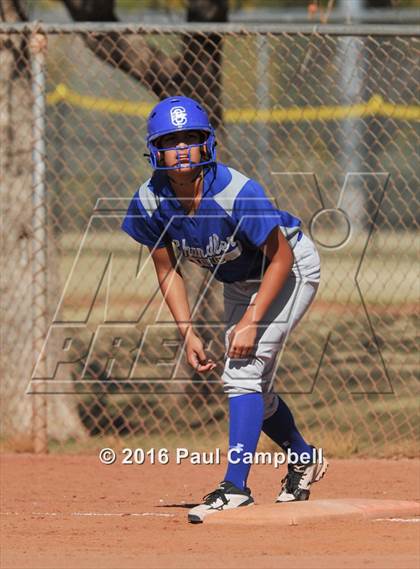 Thumbnail 2 in Chandler vs Cactus (Desert Mountain Softball Invitational) photogallery.