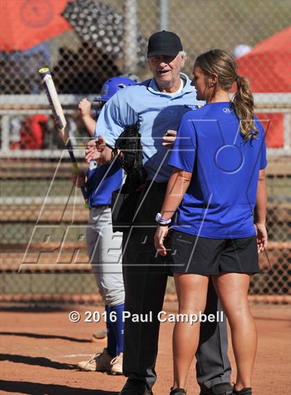 Thumbnail 1 in Chandler vs Cactus (Desert Mountain Softball Invitational) photogallery.