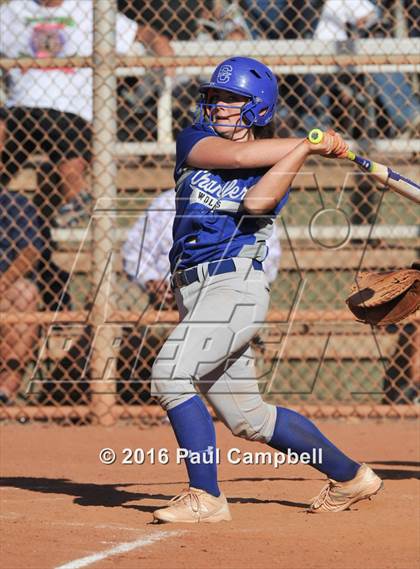 Thumbnail 3 in Chandler vs Cactus (Desert Mountain Softball Invitational) photogallery.