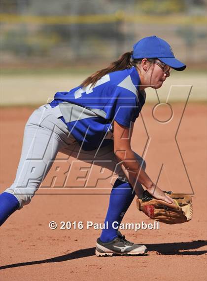 Thumbnail 1 in Chandler vs Cactus (Desert Mountain Softball Invitational) photogallery.