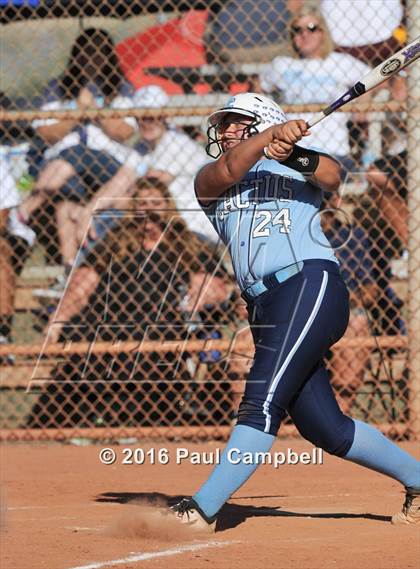 Thumbnail 3 in Chandler vs Cactus (Desert Mountain Softball Invitational) photogallery.