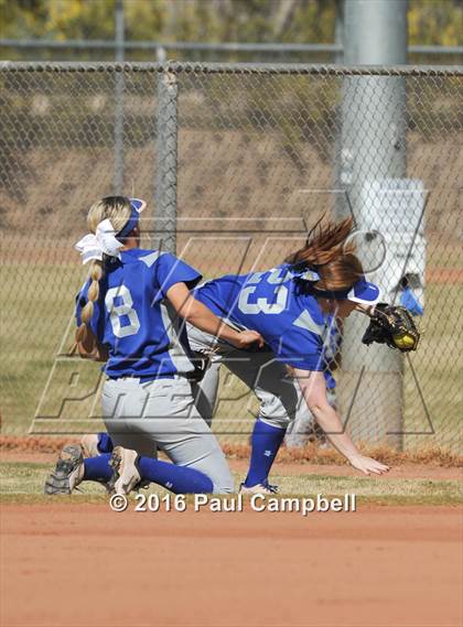 Thumbnail 2 in Chandler vs Cactus (Desert Mountain Softball Invitational) photogallery.