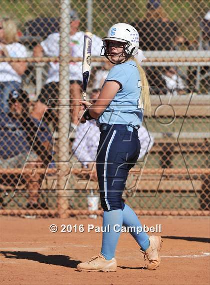 Thumbnail 3 in Chandler vs Cactus (Desert Mountain Softball Invitational) photogallery.