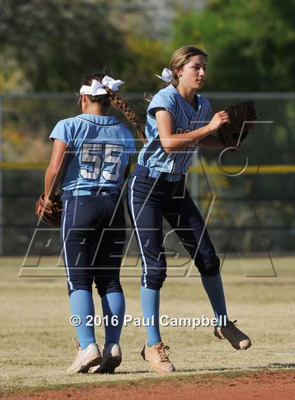 Thumbnail 2 in Chandler vs Cactus (Desert Mountain Softball Invitational) photogallery.