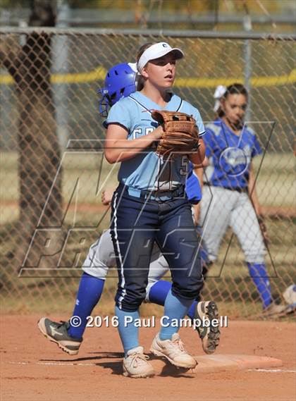 Thumbnail 2 in Chandler vs Cactus (Desert Mountain Softball Invitational) photogallery.