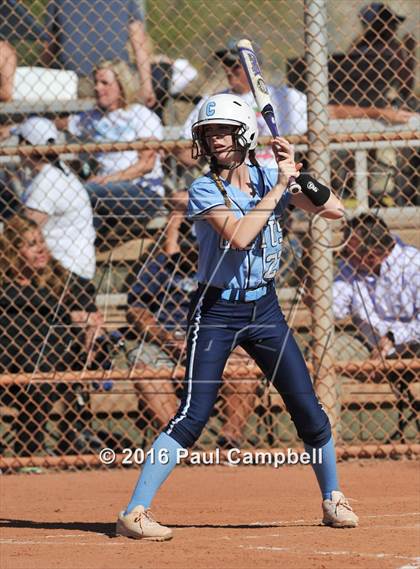 Thumbnail 3 in Chandler vs Cactus (Desert Mountain Softball Invitational) photogallery.