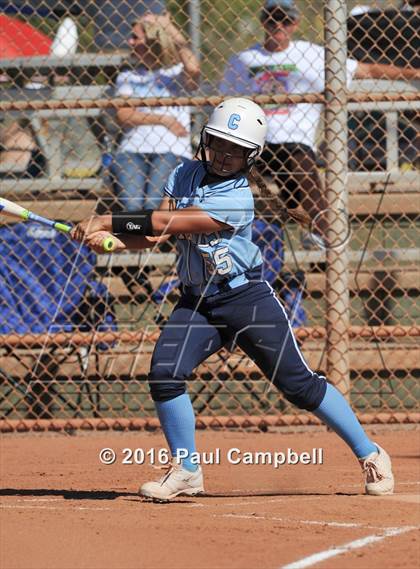 Thumbnail 1 in Chandler vs Cactus (Desert Mountain Softball Invitational) photogallery.