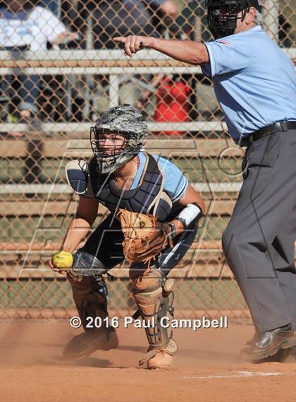 Thumbnail 2 in Chandler vs Cactus (Desert Mountain Softball Invitational) photogallery.