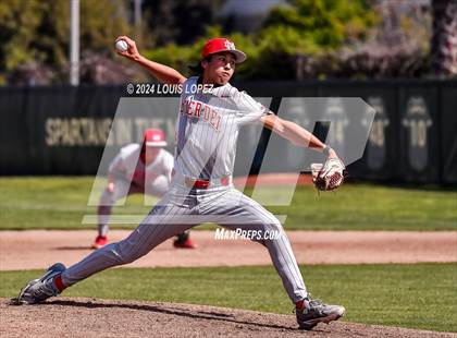 Thumbnail 1 in Mater Dei @ Damien (CIF SS DIV 1 Playoff) photogallery.