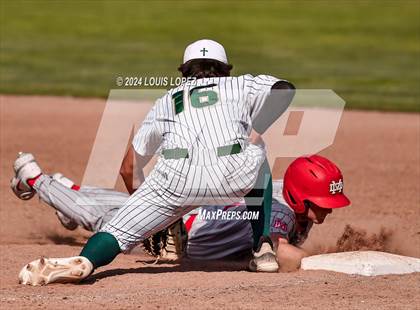 Thumbnail 1 in Mater Dei @ Damien (CIF SS DIV 1 Playoff) photogallery.