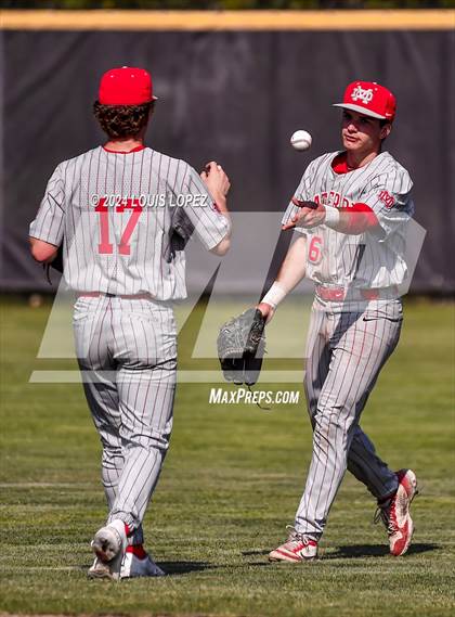 Thumbnail 2 in Mater Dei @ Damien (CIF SS DIV 1 Playoff) photogallery.